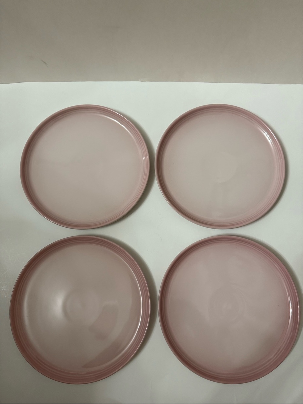 Le Creuset Salad Plates Shell Pink